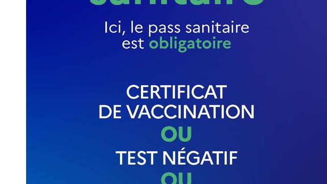 Présentation du Pass Sanitaire à compter du 02 août 2021